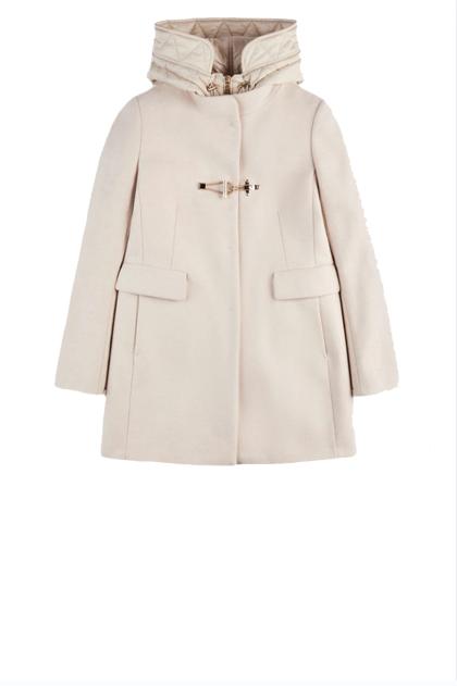  Toggle Coat In Panno Di Lana Mélange Fay - 7