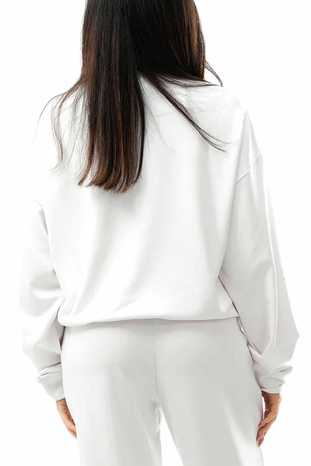  Hinnominate Overfit Sweatshirt Bianco Woman - 3