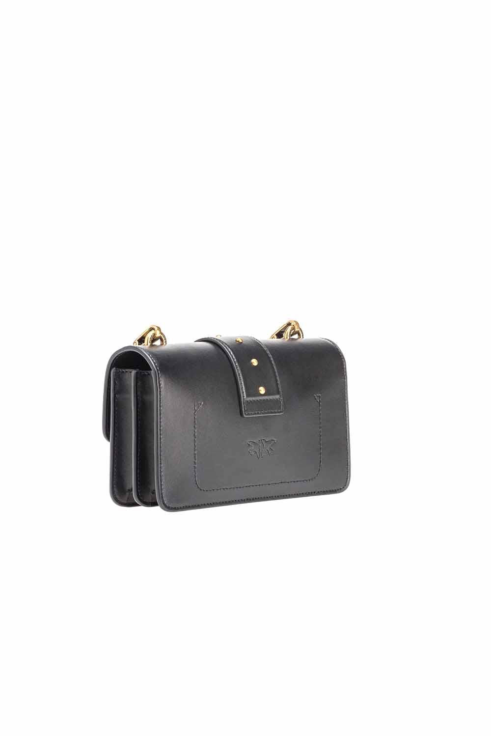  Pinko Love One Classic Mini Nero Oro Woman - 2