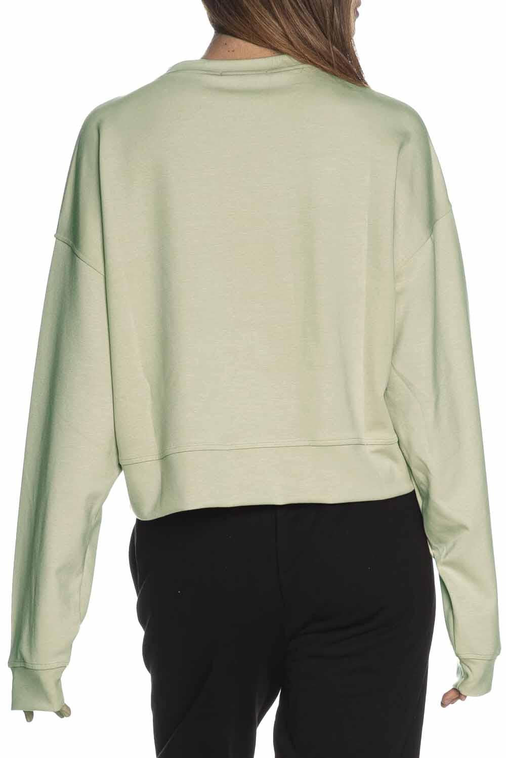  Hinnominate Felpa Overfit Verde Woman - 3