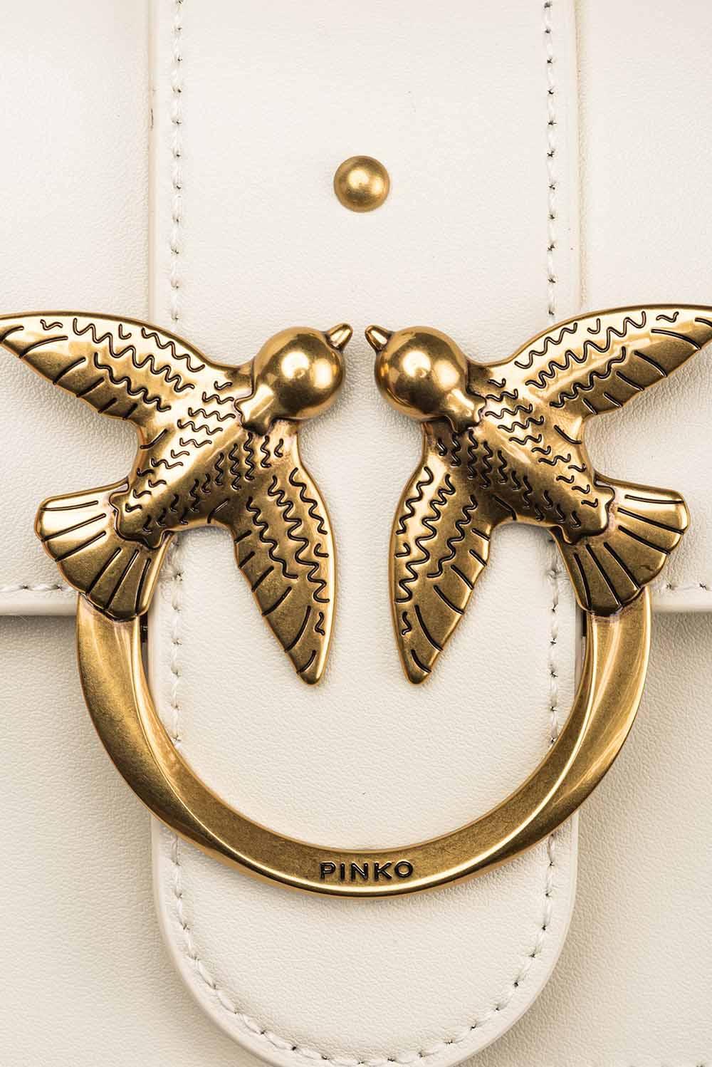  Pinko Love One Classic Mini Bianco Woman - 3