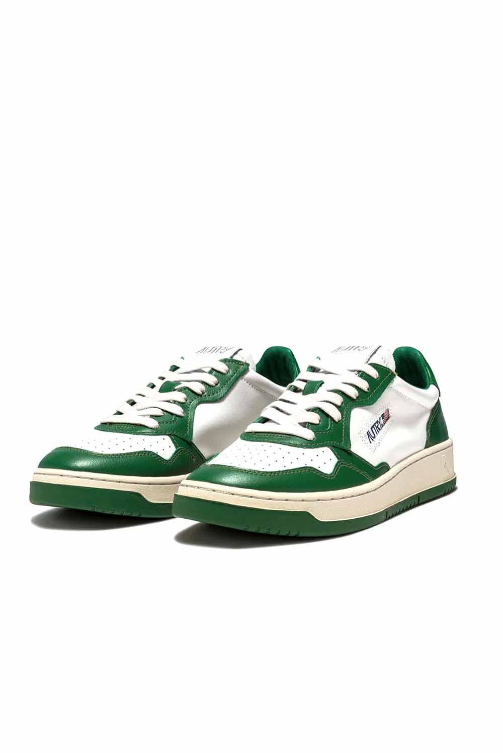  Autry Sneakers Medalist Low Wht-green Woman - 2