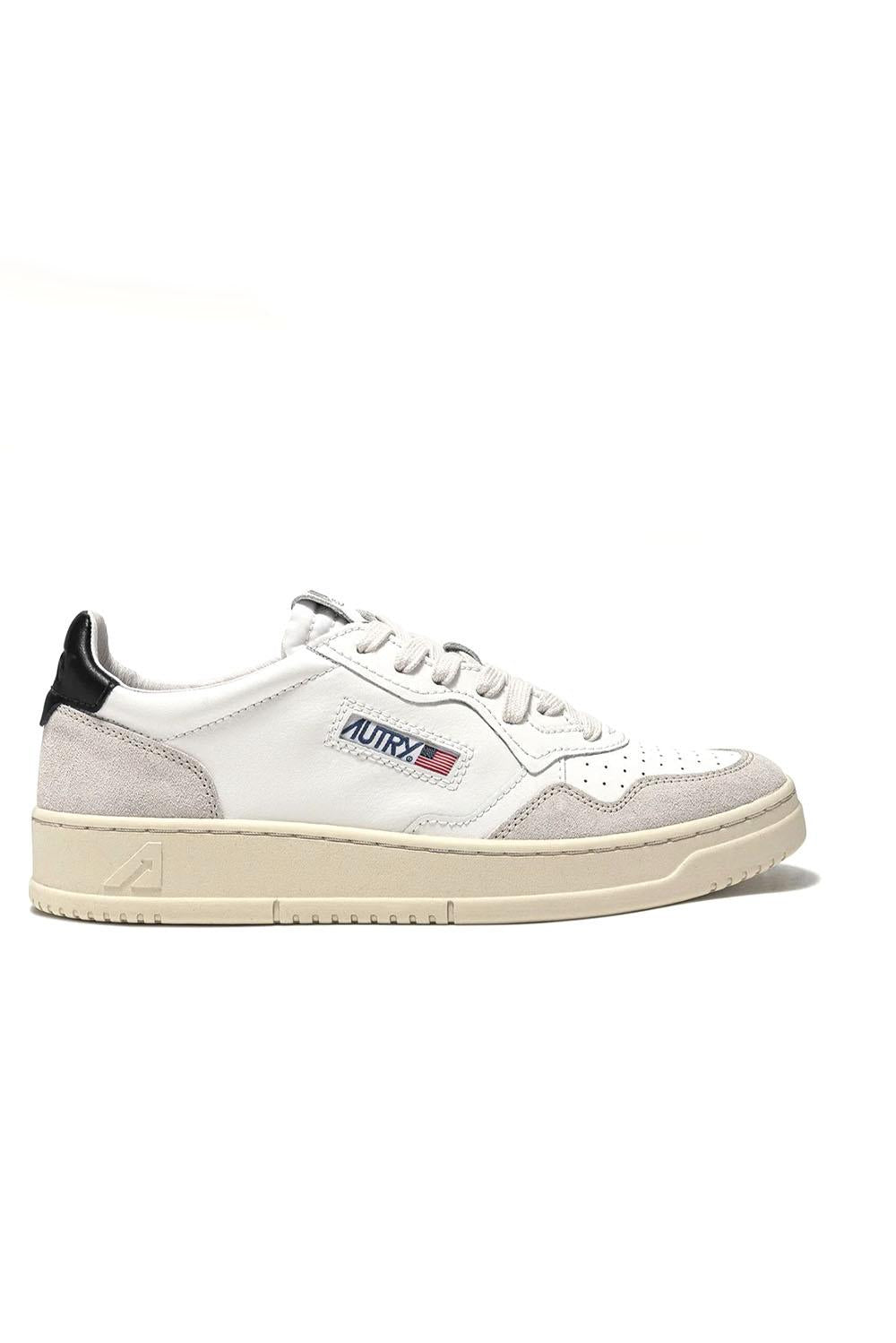  Autry Sneakers Medalist White Black Uomo - 1