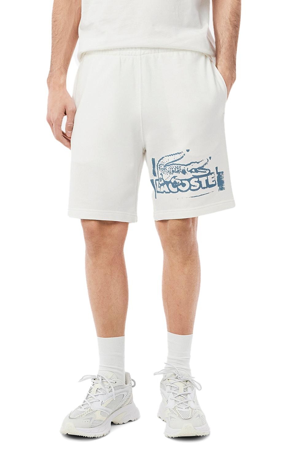  Lacoste Bermuda In Cotone Grafico Uomo - 2