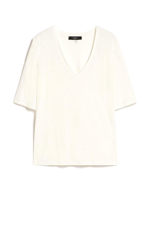 Linen jersey T-shirt<br>