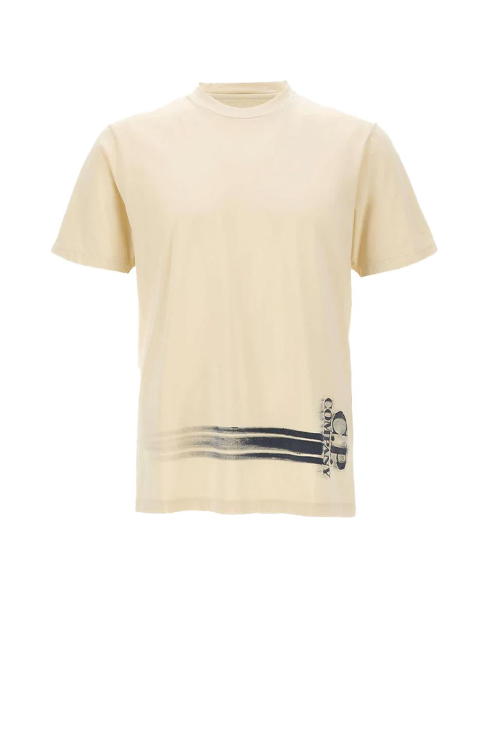  Cp Company C.p. Company T-shirt Jersey Frozen Dew Uomo - 1