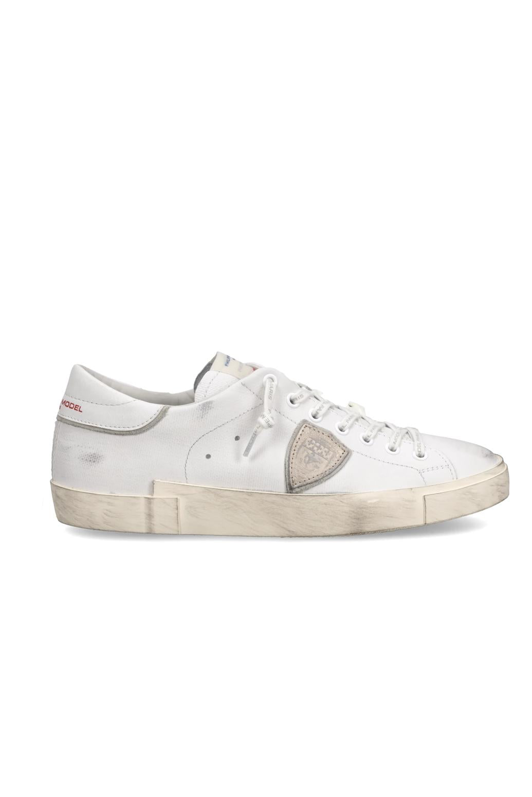  Philippe Model Sneaker Prsx Drapeau Blanc Uomo - 1