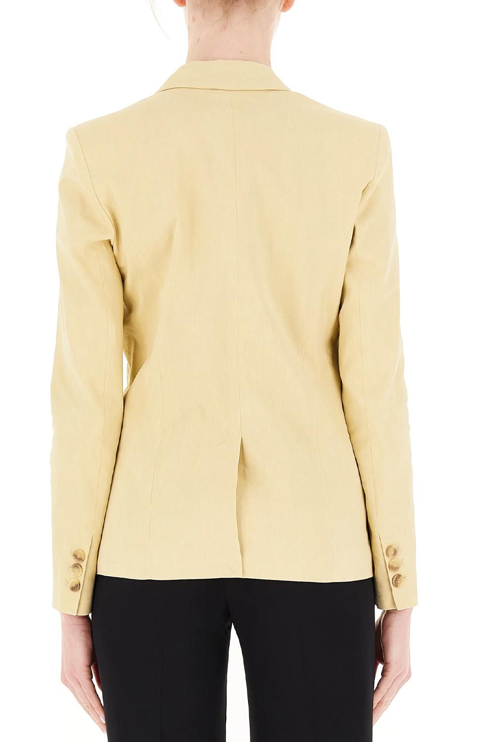  Pinko Blazer Equilibrato Giallo Woman - 4