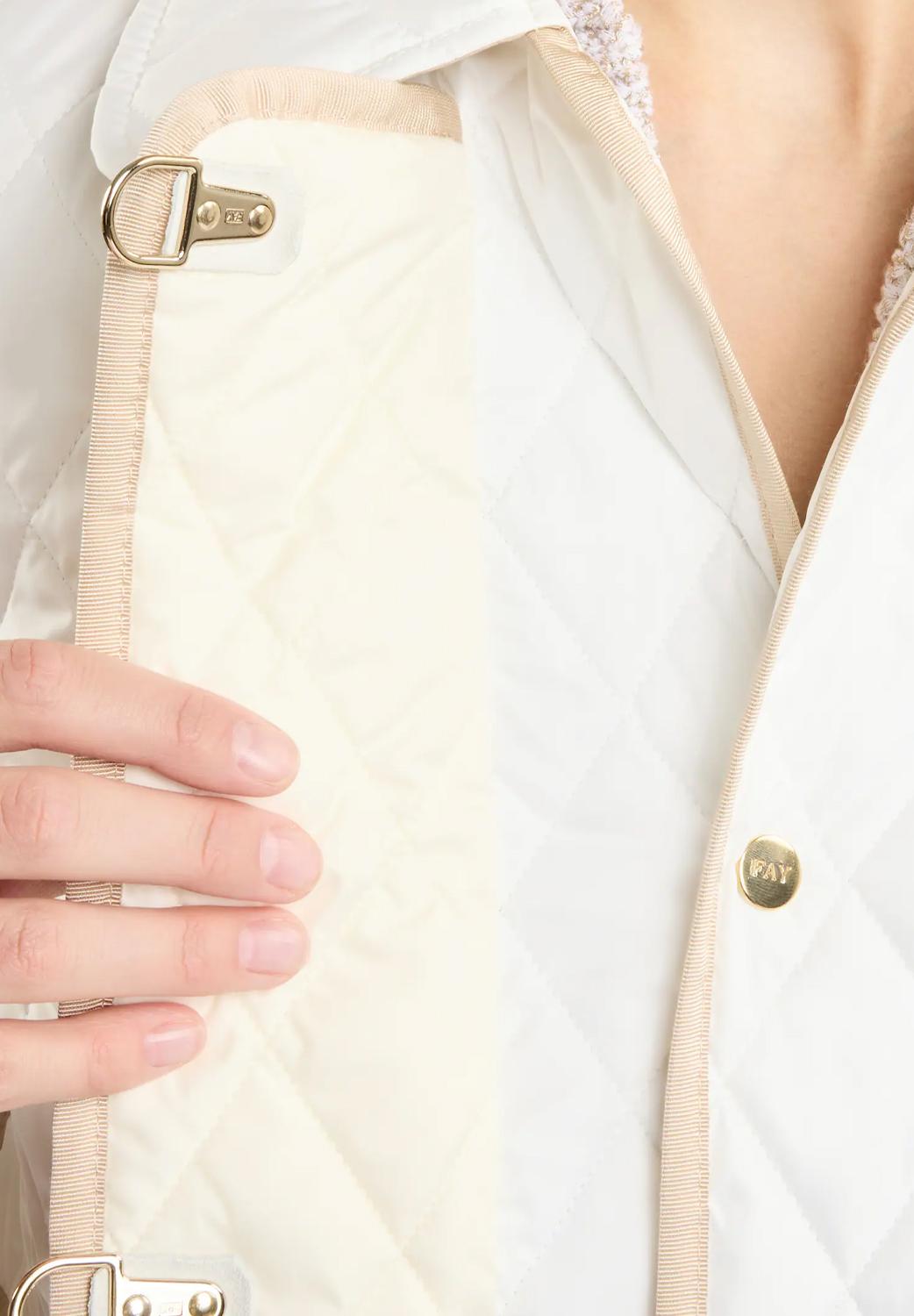  Fay 3 Ganci In Nylon Beige Woman - 5