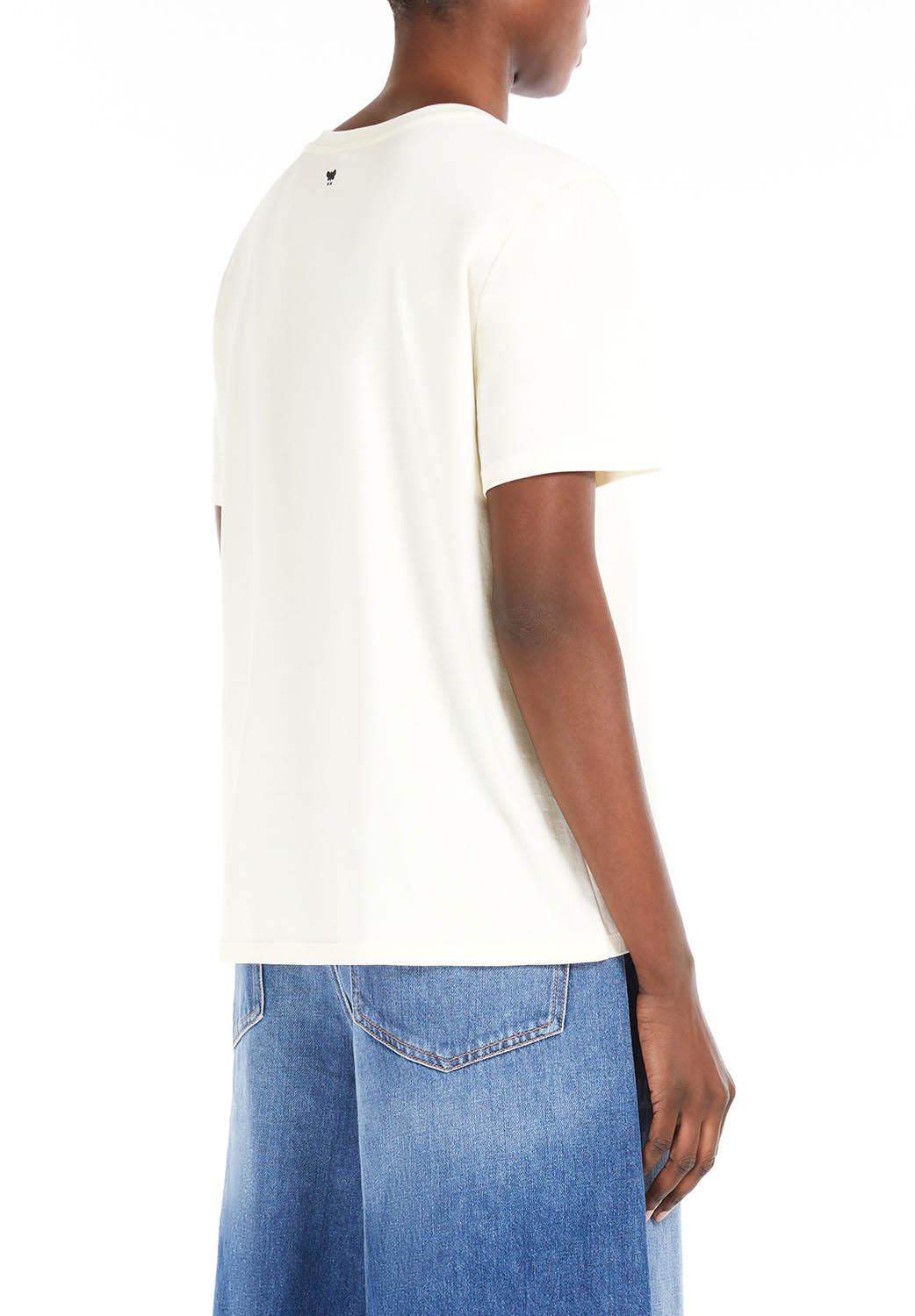  Max Mara T-shirt Vello Ivory Woman - 3