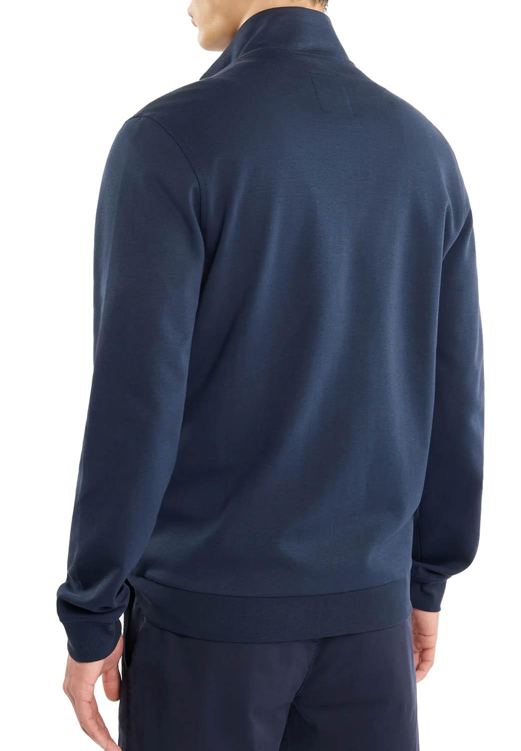  Fay Felpa Bimateriale Navy Uomo - 3