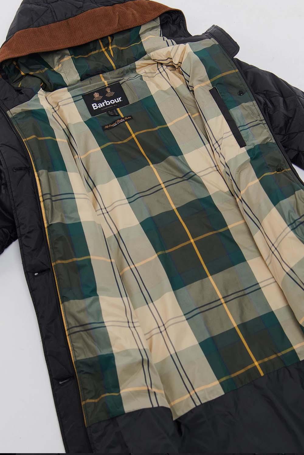  Barbour Mickley Quilt Coat Black Ancient Woman - 6