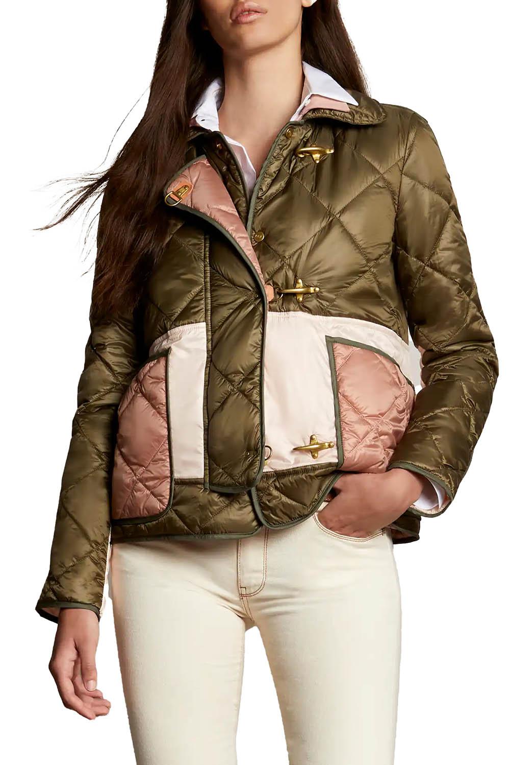  Fay Giacca 3 Ganci Trapuntato Khaki Woman - 2