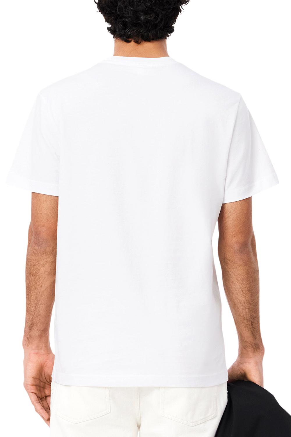  Lacoste T-shirt Bordo Logo Uomo - 3