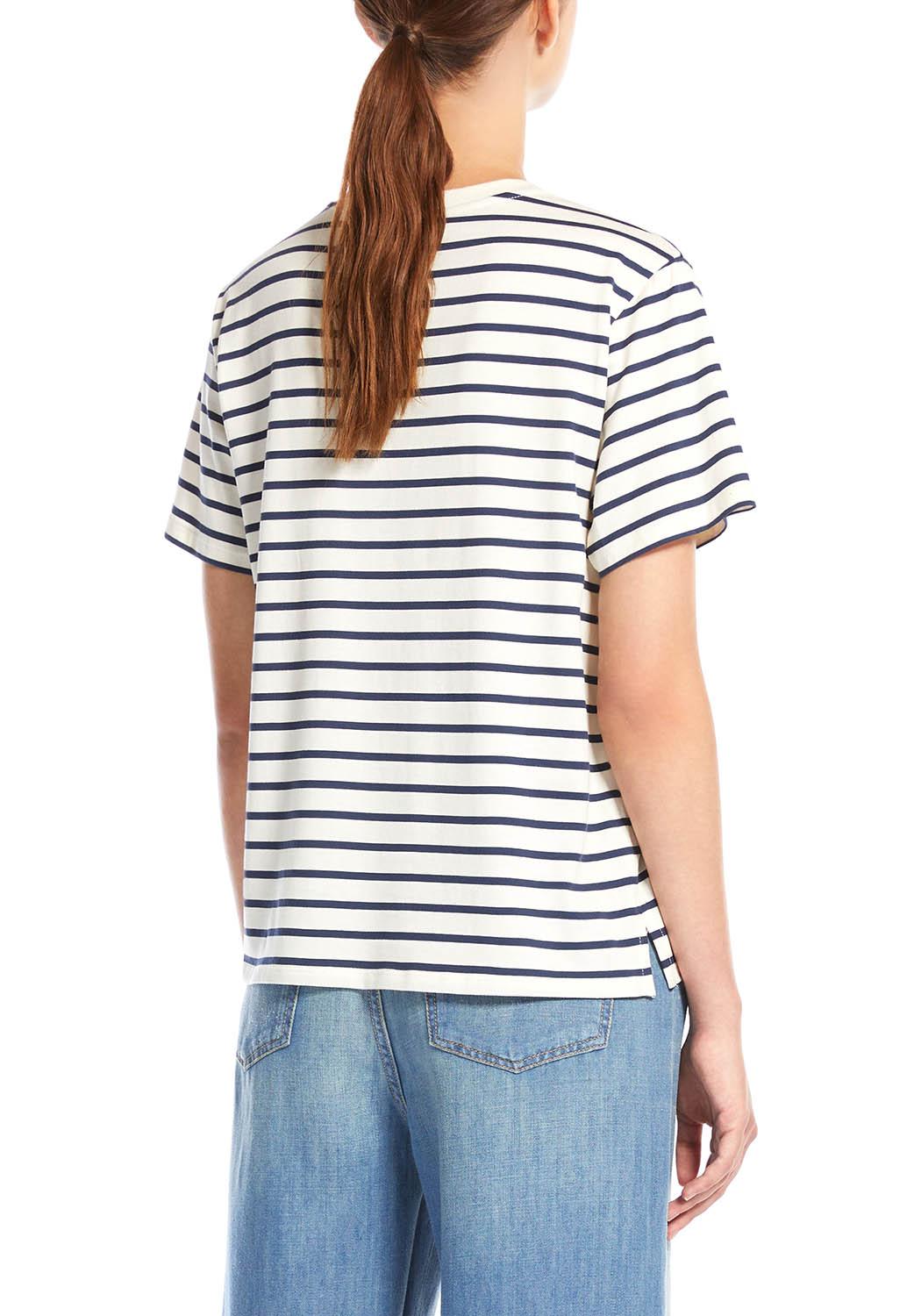  Max Mara T-shirt Olga Navy Woman - 3