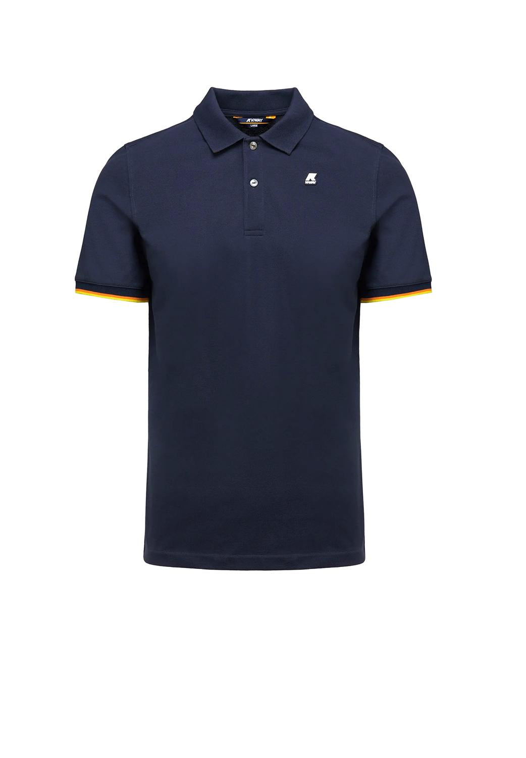  K-way Polo Vincent Blue Uomo - 1