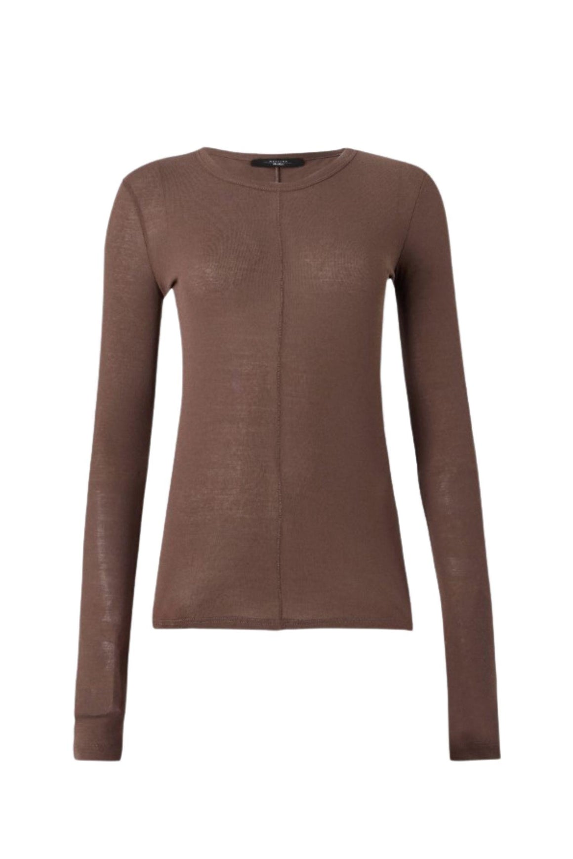  Max Mara Maglietta A Manica Lunga - Cioccolato Woman - 1