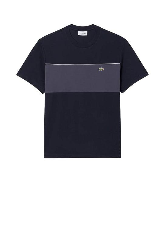 Lacoste T-Shirt Cotone Color Block