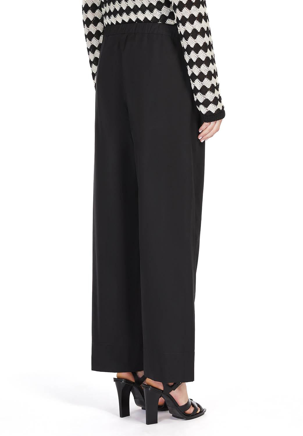  Max Mara Pantaloni Argento Black Woman - 3
