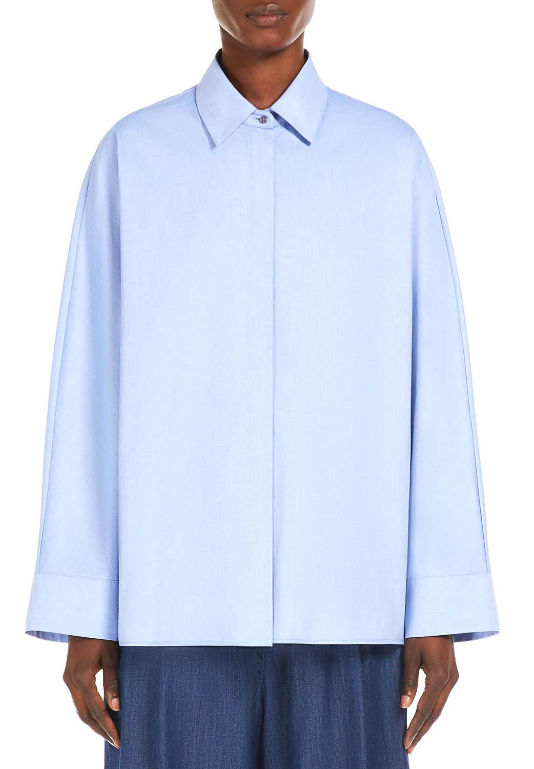  Max Mara Camicia Conero Light Blue Woman - 5
