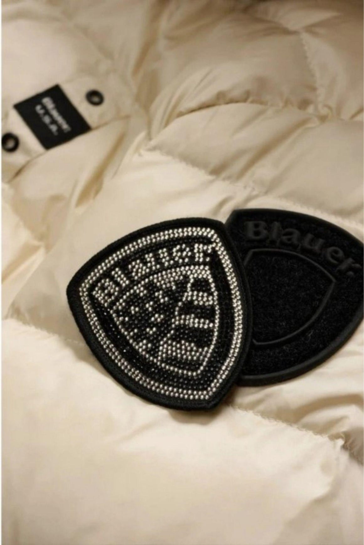  Blauer Piumino Trapuntato Colore Panna Woman - 3