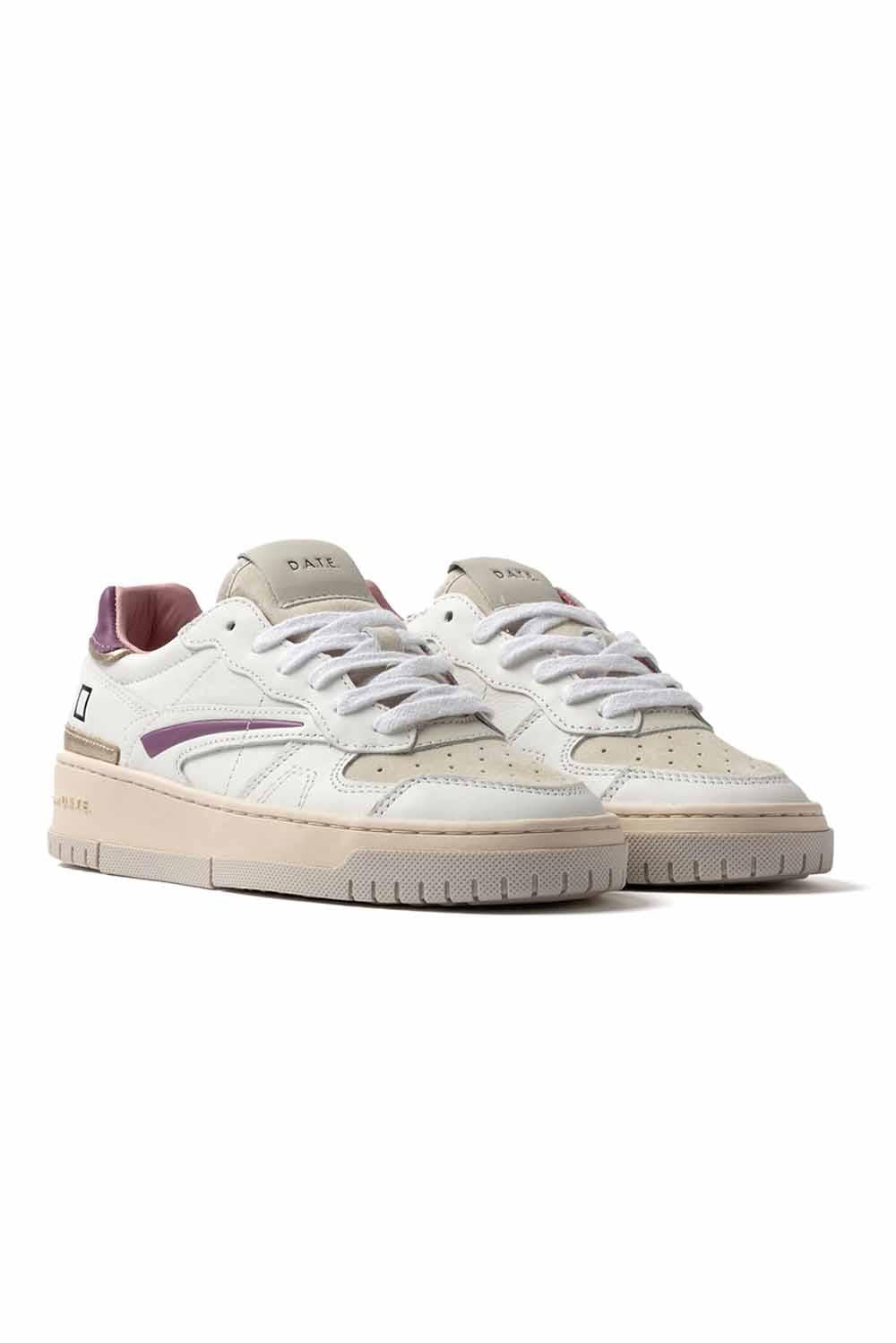  Date D.a.t.e. Sneakers Torneo White Purple Woman - 5