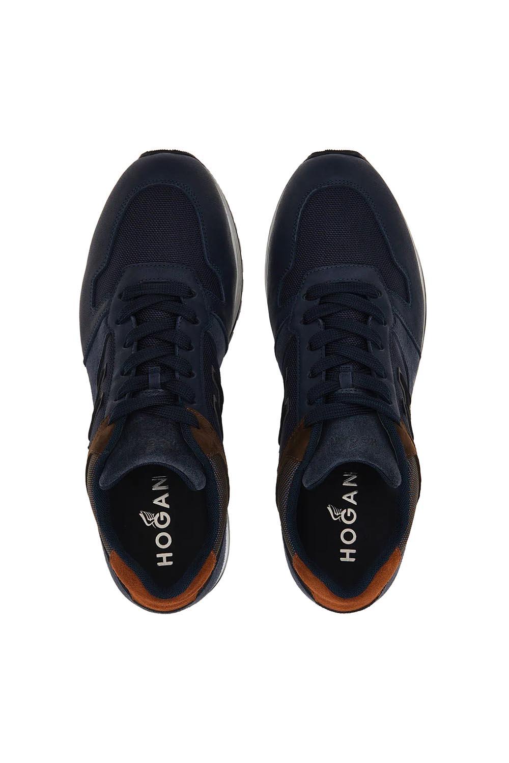  Hogan Sneakers H321 Navy Uomo - 4