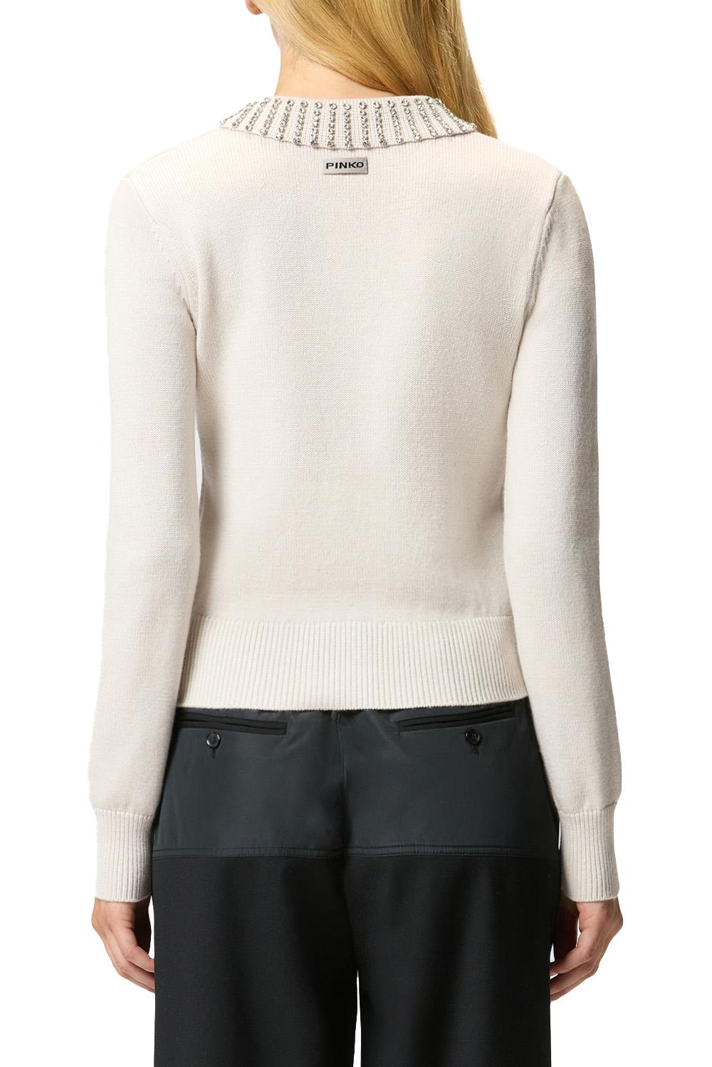  Pinko Maglione Ventotene Grigio Woman - 3