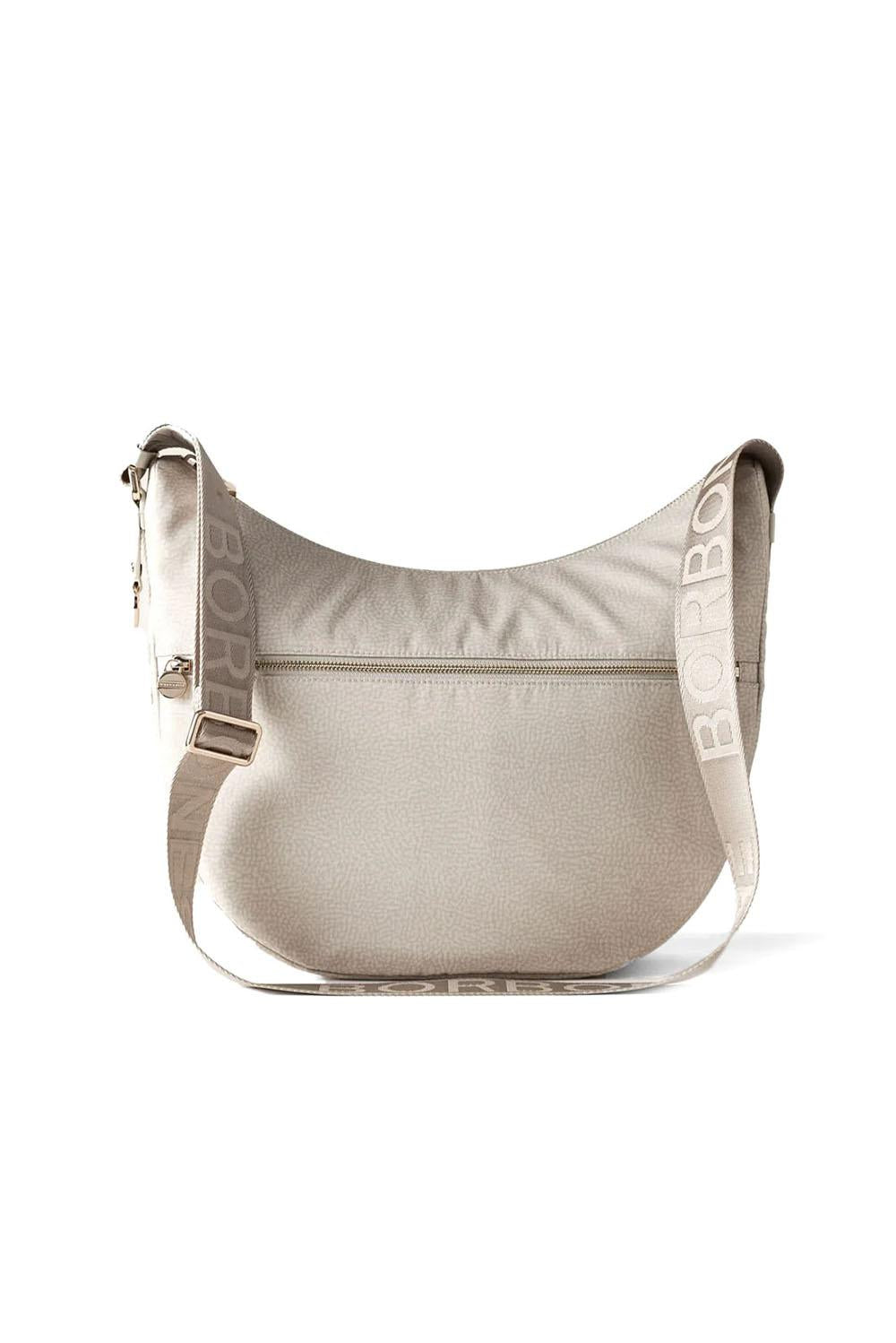  Borbonese Eco Line Luna Bag Middle Sabbia Woman - 1