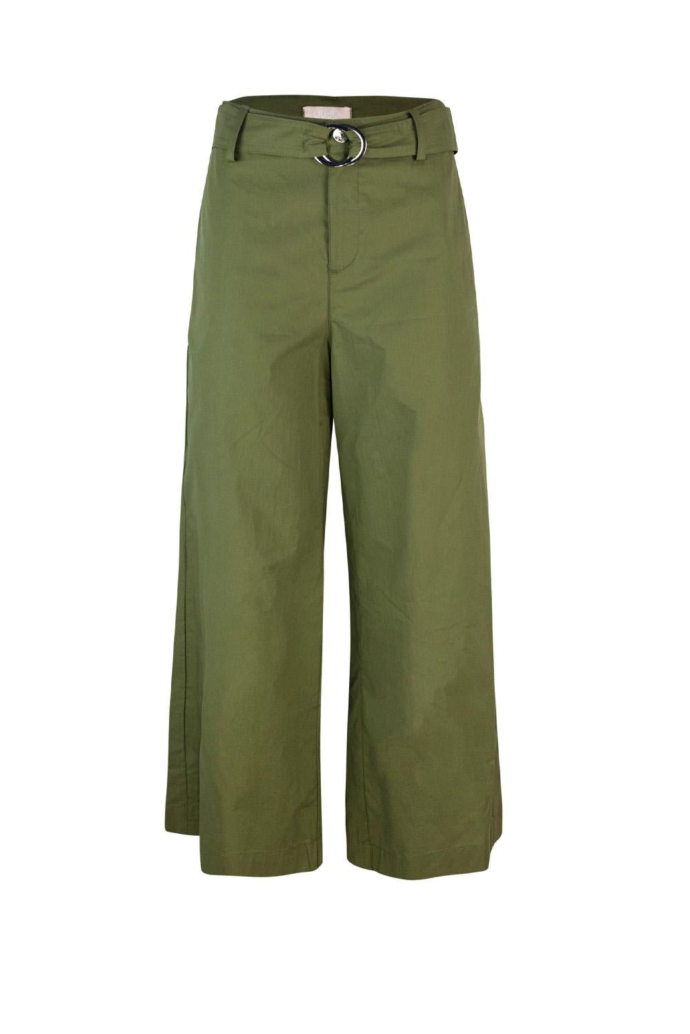  Liu Jo Pantaloni Largo Verde Woman - 1