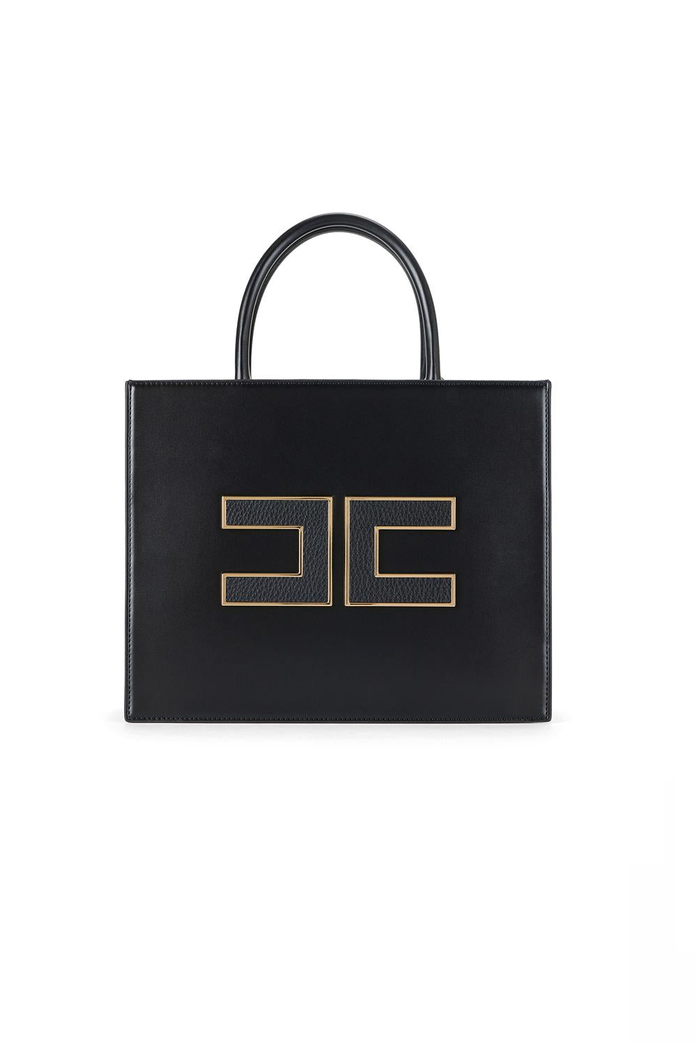  Elisabetta Franchi Tote Grande Nero Woman - 1