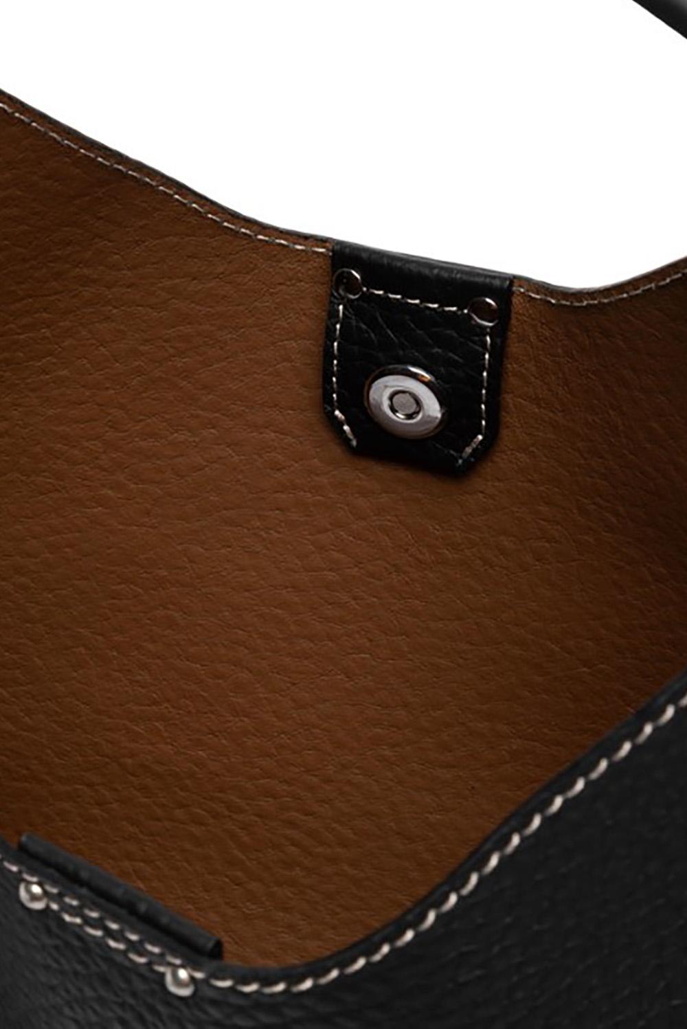  Gianni Chiarini Borsa Aurora Large Nero Castoro Woman - 3