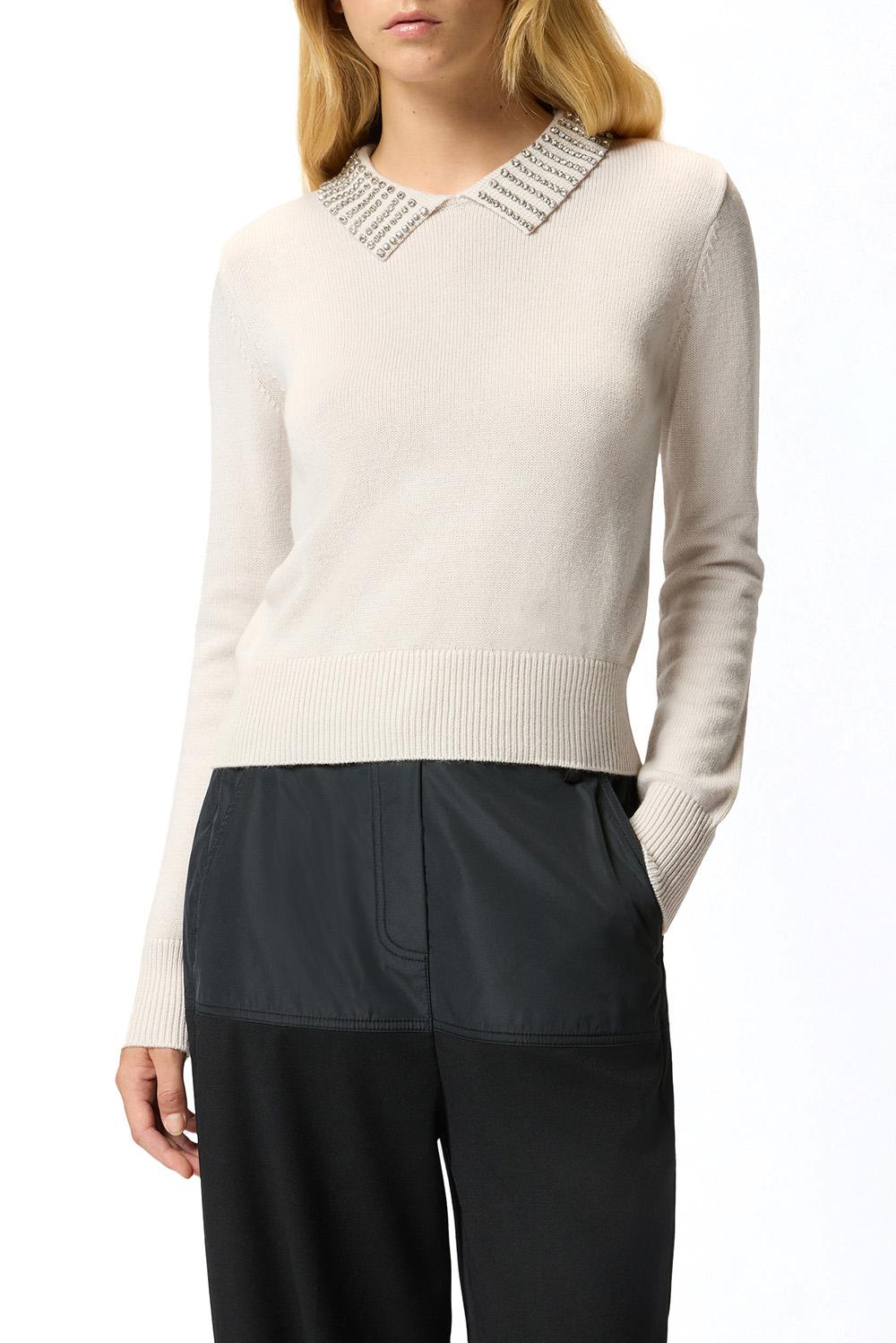  Pinko Maglione Ventotene Grigio Woman - 2