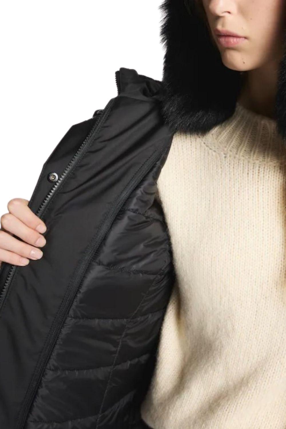  Fay Toggle Coat In Gabardine Tecnico Woman - 5