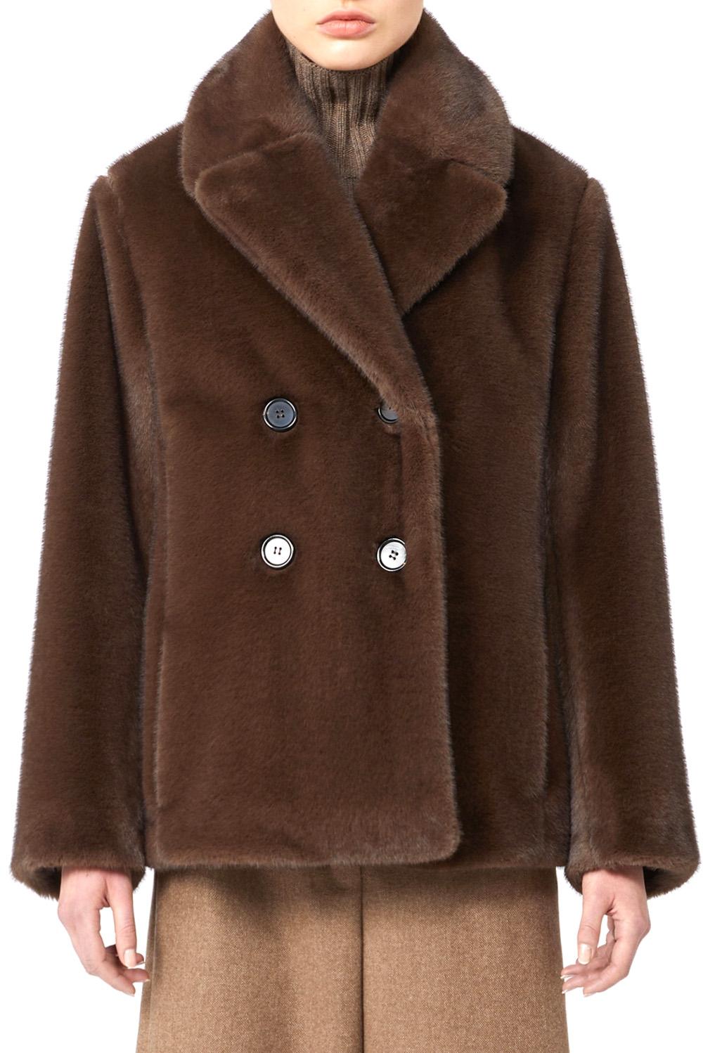  Max Mara Giacca Doppiopetto Ecofur Woman - 2