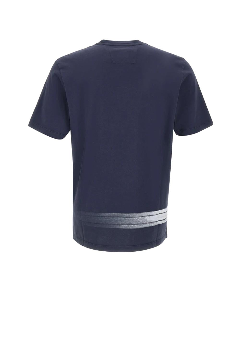  Cp Company C.p. Company T-shirt Jersey Midnight Navy Uomo - 2