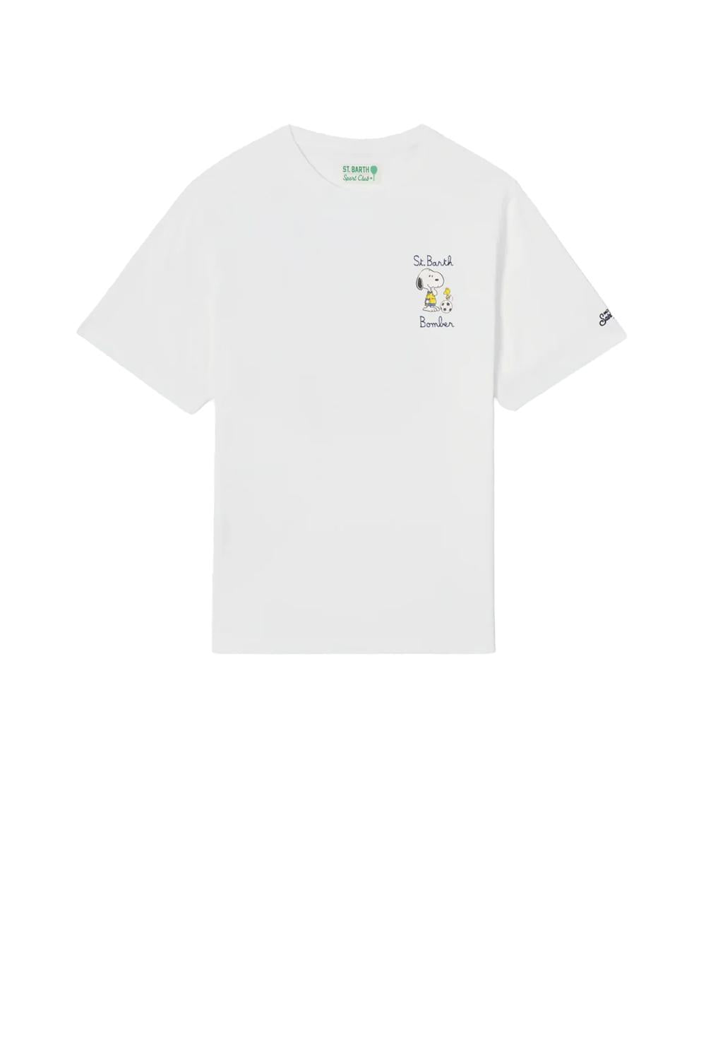  Mc2 Saint Barth T-shirt Snoopy Bomber 01n Uomo - 1