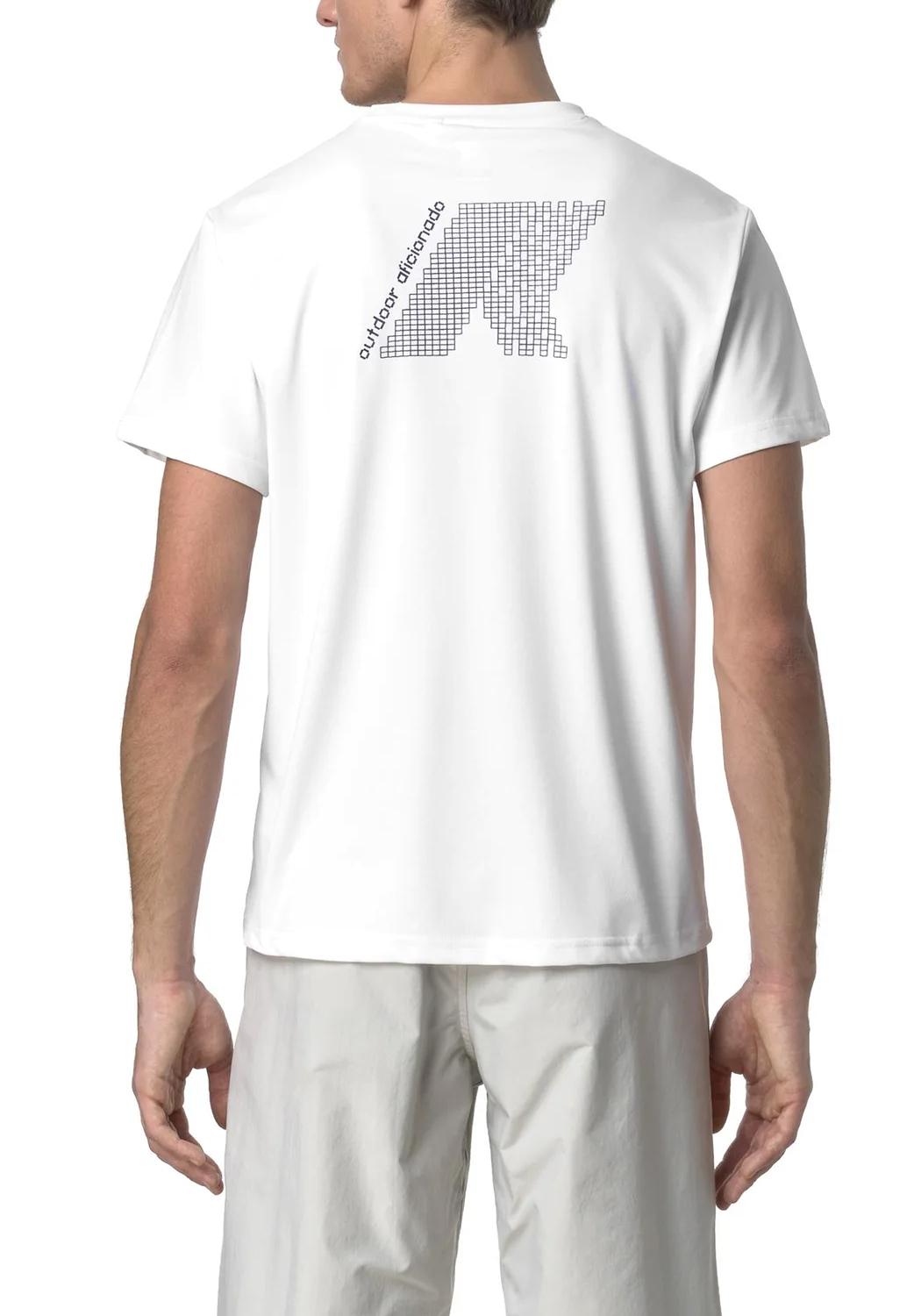  K-way T-shirt Graphite White Uomo - 4