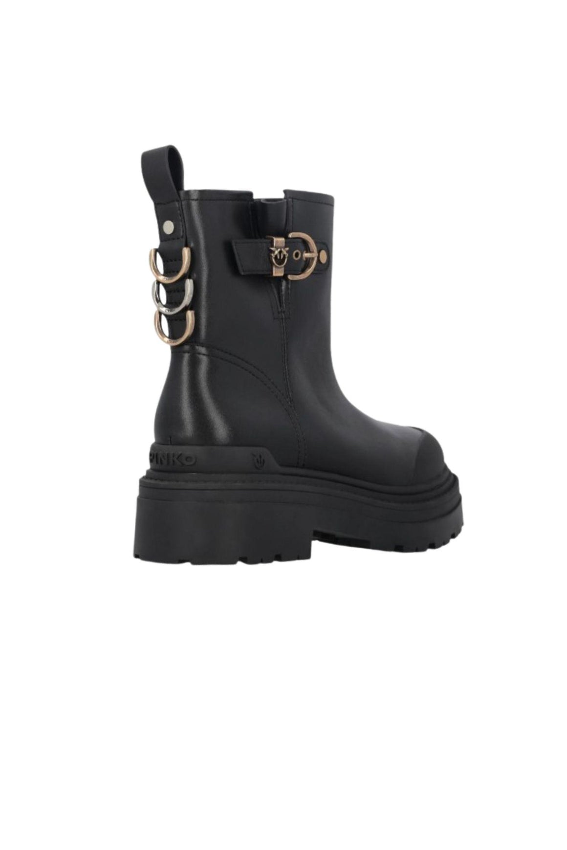  Pinko Stivaletto Love Birds Colore Nero Woman - 3