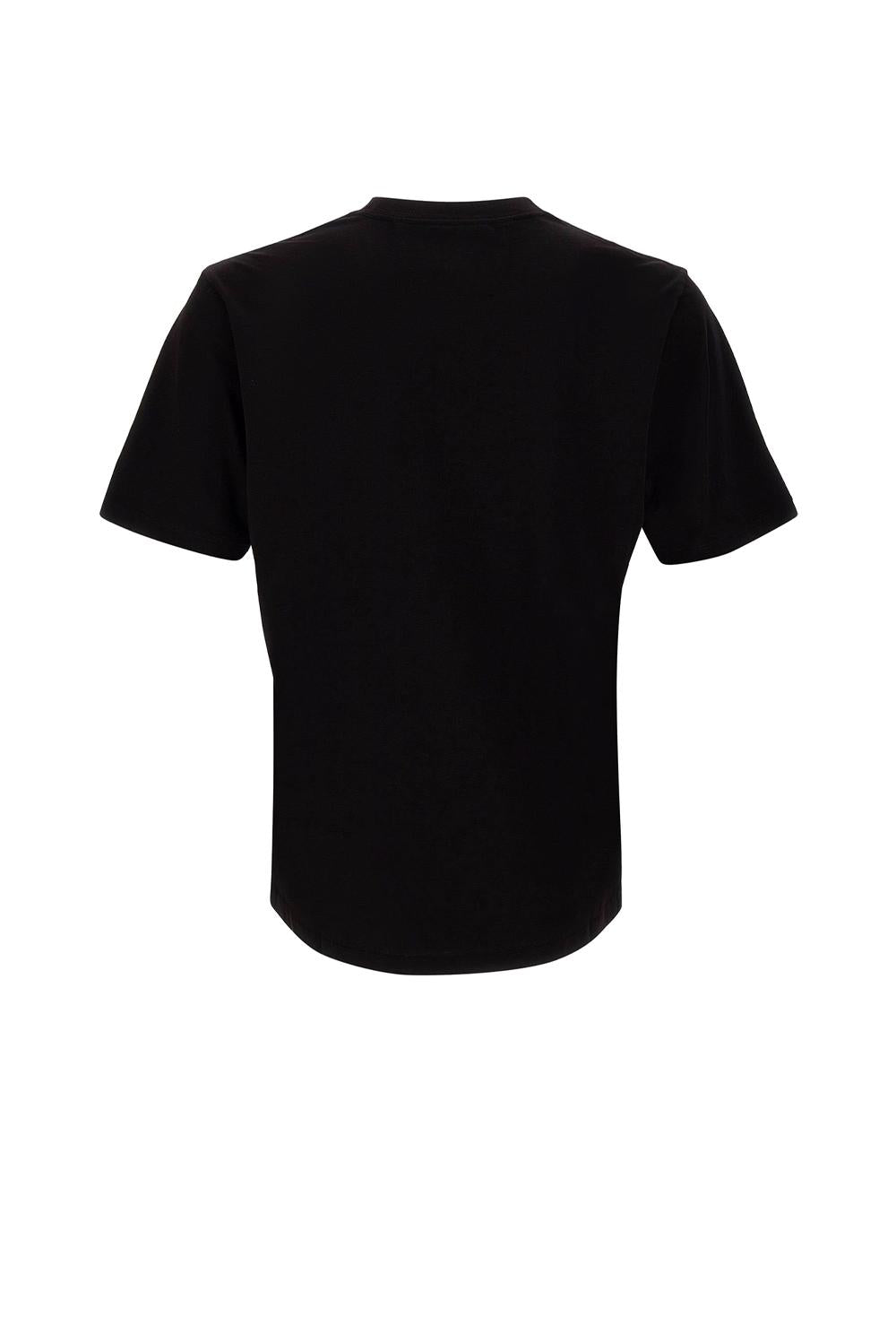  Cp Company C.p. Company T-shirt Logo Patch Black Uomo - 2