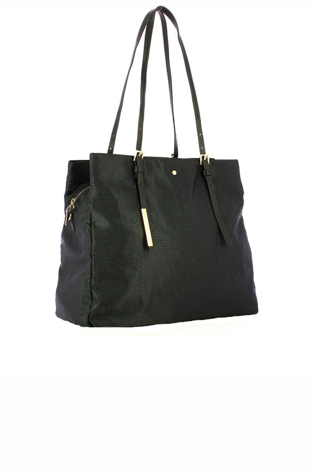  Borbonese Shopper Hobo Large Nero Woman - 2