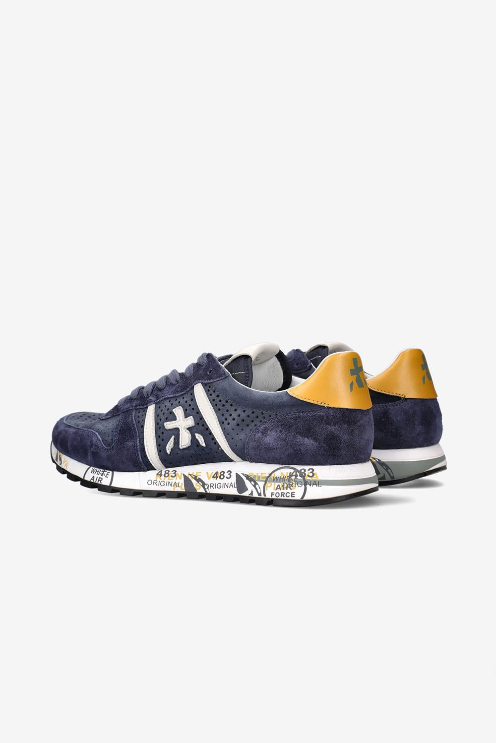  Premiata Sneakers Eric Navy Uomo - 3
