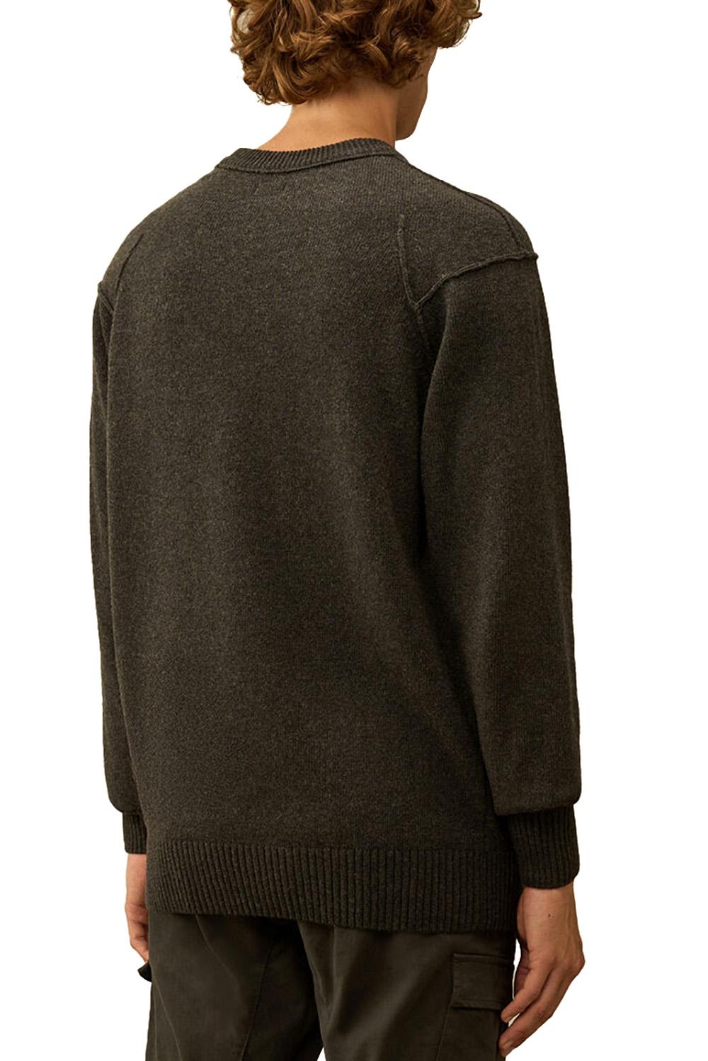 Cp Company Maglione Girocollo Dark Shadow Uomo - 3