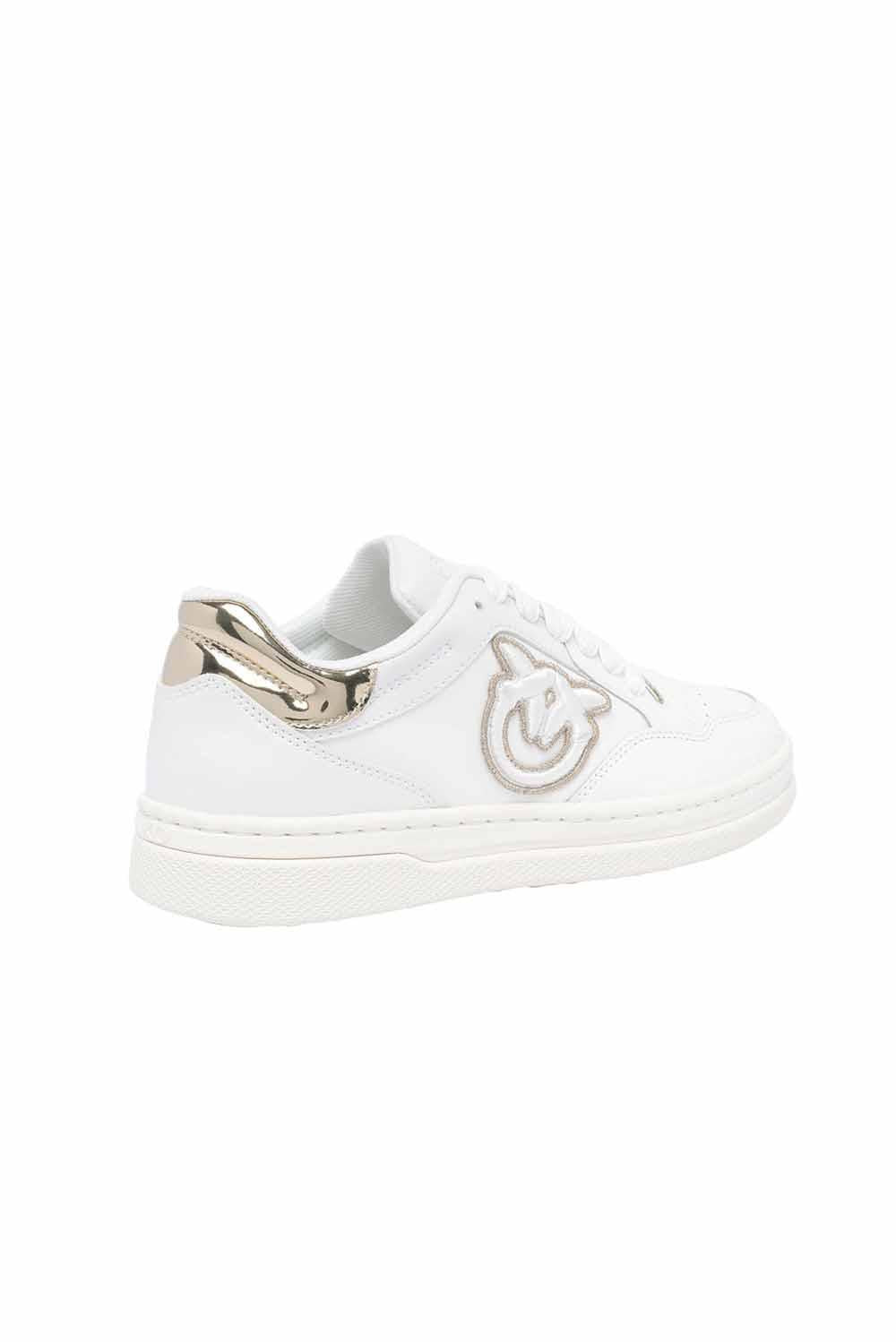  Pinko Sneakers Mandy White Platinum Woman - 3