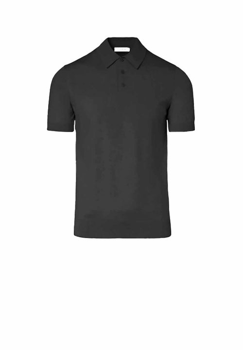 Knitted polo shirt