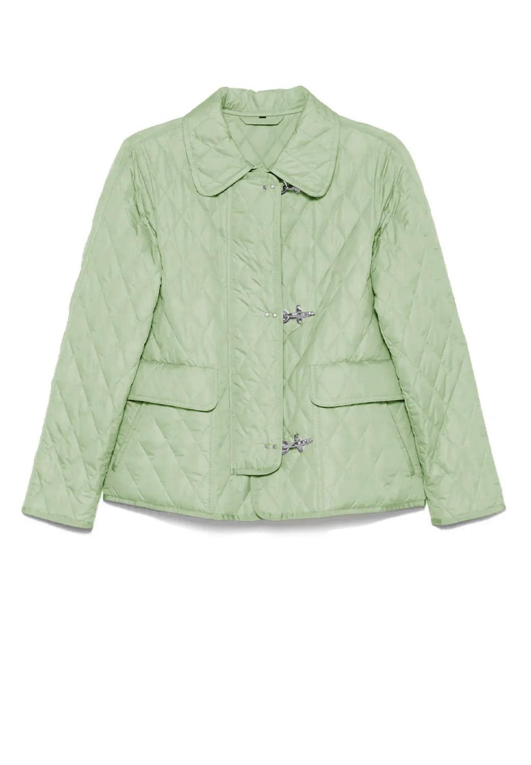  Fay 3 Ganci In Nylon Felce Chiaro Woman - 1