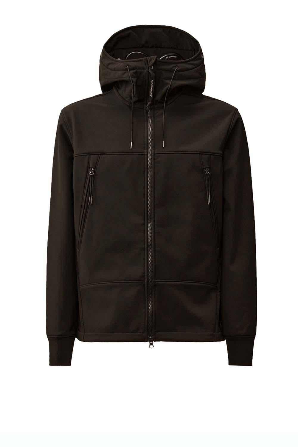  Cp Company Shell-r Goggle Jacket Black Uomo - 1