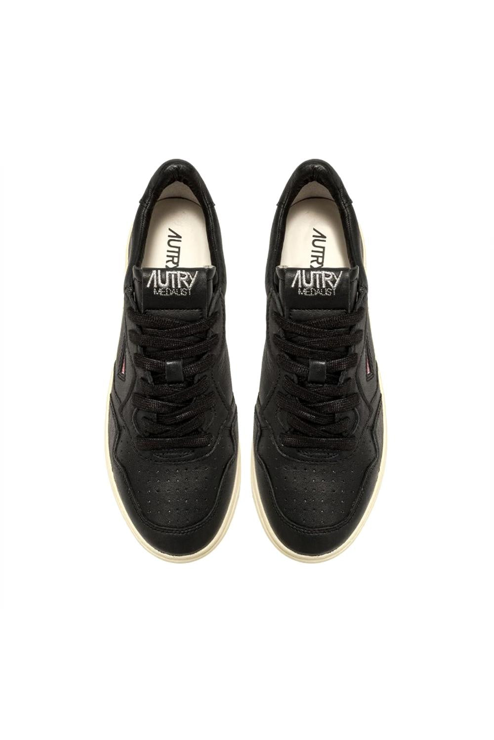  Autry Sneakers Medalist Low Black Uomo - 5