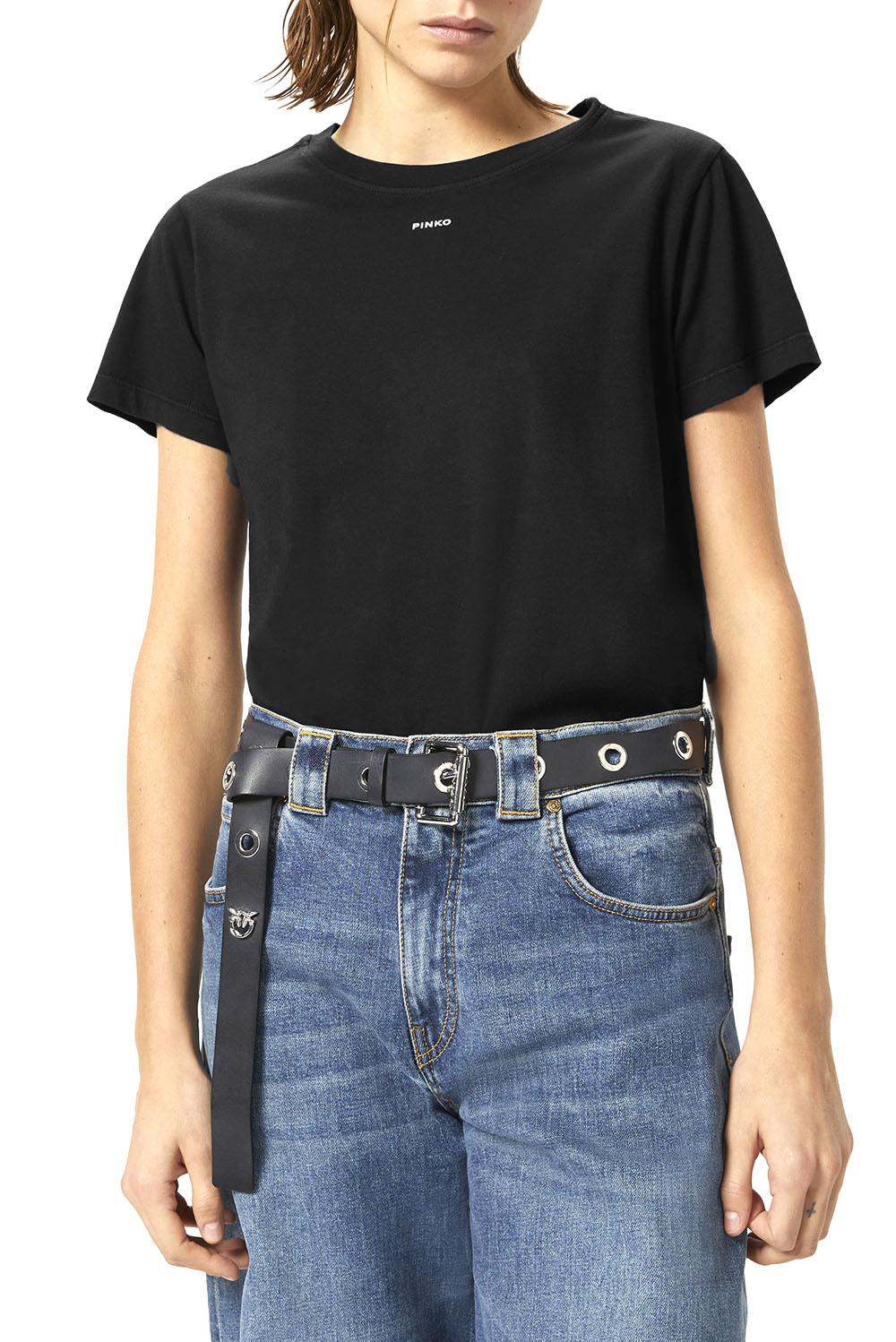  Pinko T-shirt Basico Nero Woman - 2