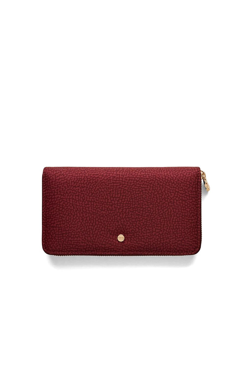  Borbonese Portafoglio Zip Around Merlot Woman - 1